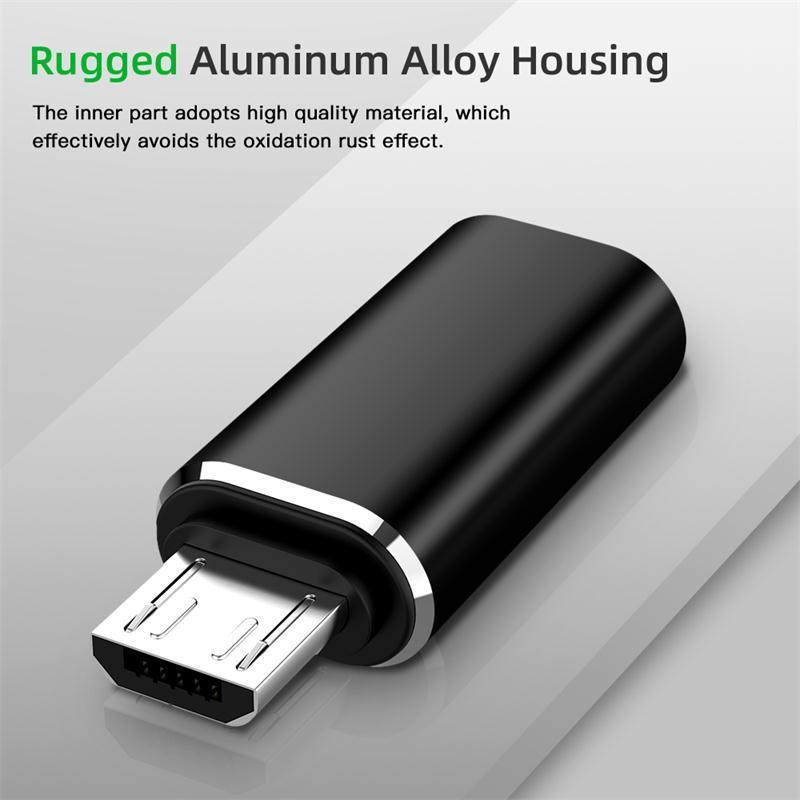 USB Type C Female To Micro USB Male Connector Charger Adapter-Veeddydropshipping