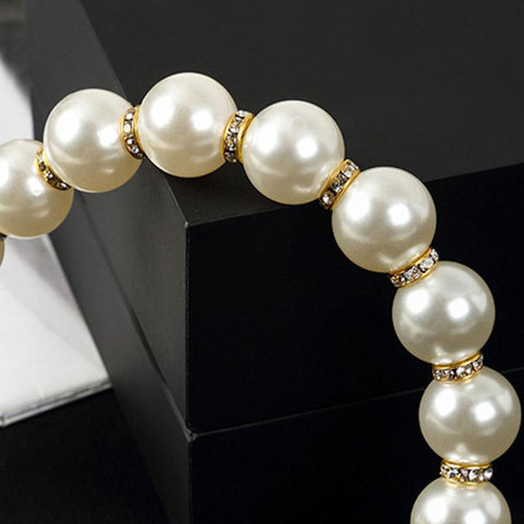 Pearl Bags Chains All-match Handbag Belts Lady Shoulder-BS00759-Veeddydropshipping