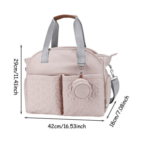 Carrying Diaper Bag Travel Tote Mummy Bag Large Capacity-TB00203-Veeddydropshipping