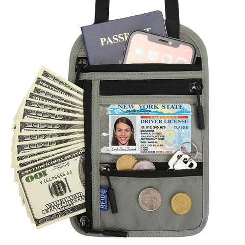 Shoulder Organizer Bag Abroad Ticket Document Protection Cover-BS00644-Veeddydropshipping
