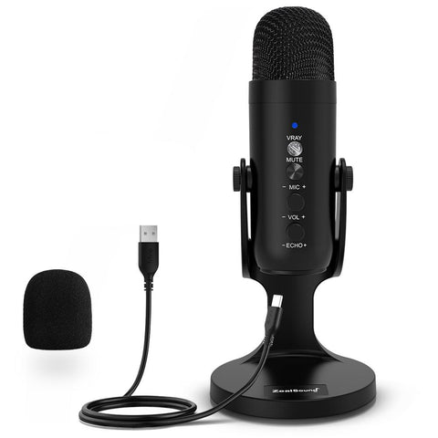 K66 USB Condenser Gaming Microphone Professional Podcasting Mic -CE01152-Veeddydropshipping