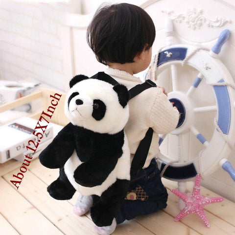 Simulation 32cm Panda Backpack Girls Boys Plush Adjustable-TB00090-Veeddydropshipping
