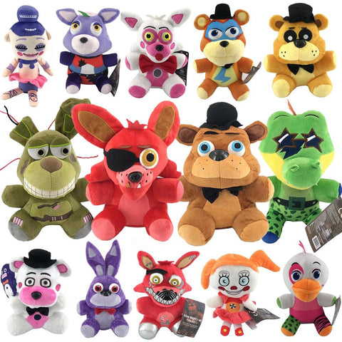 21 Styles Hot FNAF Plush Toys Doll Game Animals Bear Rabbit-TB01582-Veeddydropshipping
