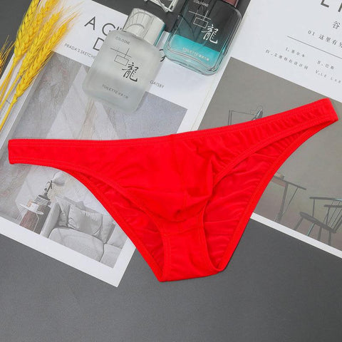 Waist Men Briefs Translucent Bikini Skinny Breathable Underpants-MF01691-Veeddydropshipping