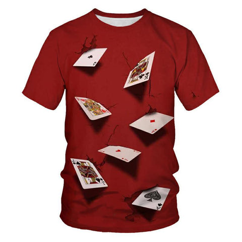 Cards Clothes Gambling Shirts Las Vegas-MF00214-Veeddydropshipping