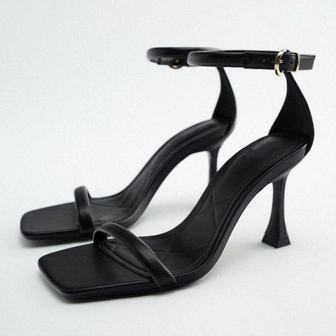 shoes women&#39;s 2022 summer new square toe open-toed-BS00834-Veeddydropshipping