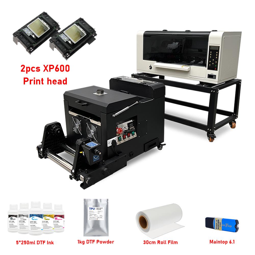 A3 DTF printer with dual XP600 printing head T-shirt printing machine heat transfer printing directly to film-Veeddydropshipping