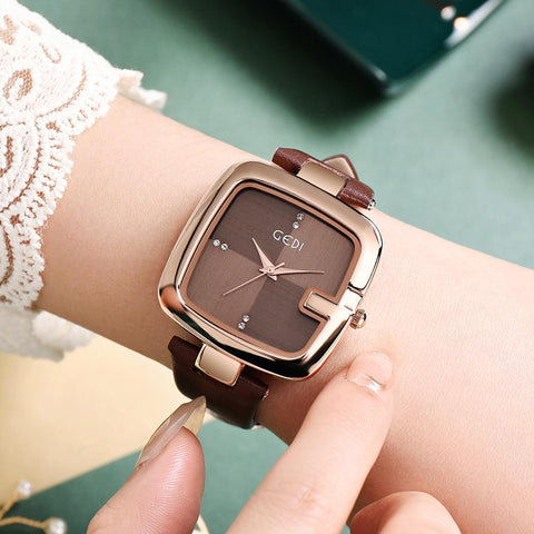 Sqaure Watches Simple Fashion Quartz Wrist Clock-JW01000-Veeddydropshipping
