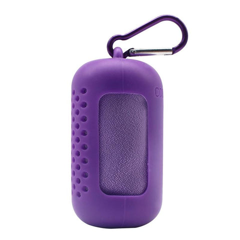 Quick Drying Microfiber Towel With Travel Silicone Bag Cold Feeling Sport Towels -OS00214-Veeddydropshipping