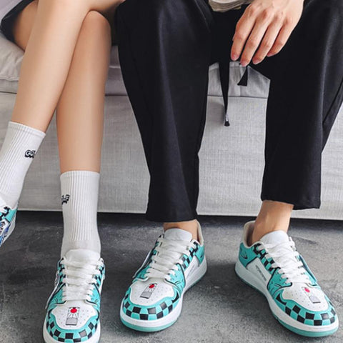 Cosplay Sneakers Demon Slayer Women High Top Vulcanized-BS01352-Veeddydropshipping