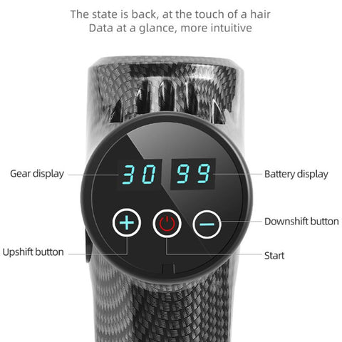 Relief Big Power Muscle Massager Body Relaxation Fascial Gun-BH01369-Veeddydropshipping
