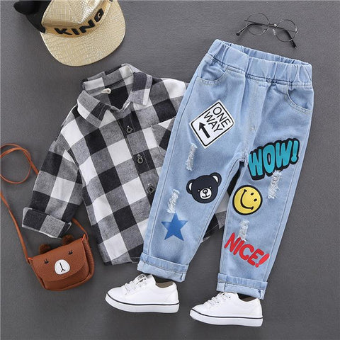 Summer Baby Boys Denim Shorts Fashion Hole Children Jeans South-TB01309-Veeddydropshipping