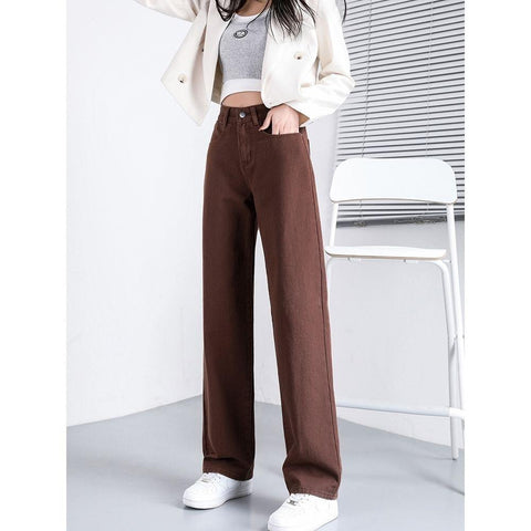 Women High Waist Loose Wide Leg Pants-WF00362-Veeddydropshipping