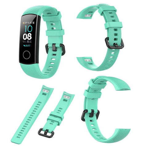 Silikon Bilek Wrist Strap For Huawei Honor Band 5 Standard Smart Wristband -CE00773-Veeddydropshipping