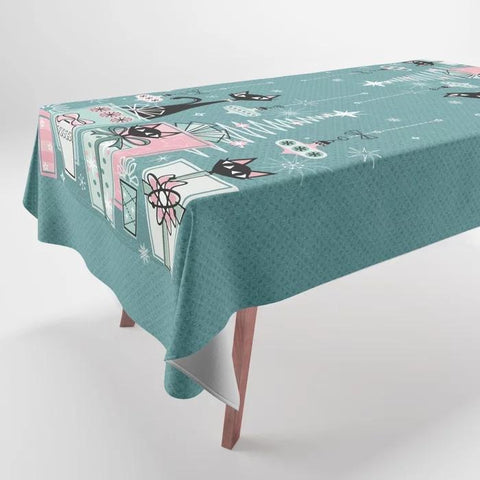 Tablecloth Model Retro Waterproof dining table-HA00412-Veeddydropshipping