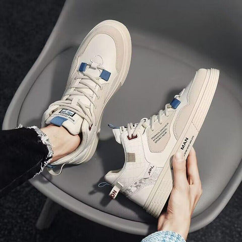 Men Trend Korean Version Lace Up Student Casual Shoes-BS01351-Veeddydropshipping