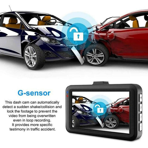 Car Dashcam DVR FUll HD 1080P Car Driving Video Loop Recorder Vehicle-AM00721-Veeddydropshipping