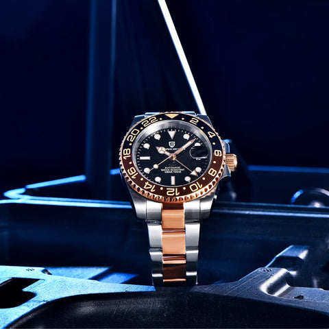 Luxury Men Mechanical Wristwatch Stainless Steel Watch -JW00602-Veeddydropshipping