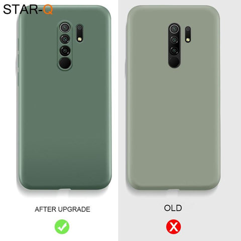 for redmi9 New upgrade full cover camera liquid silicone phone case for xiaomi redmi 9-PA00325-Veeddydropshipping