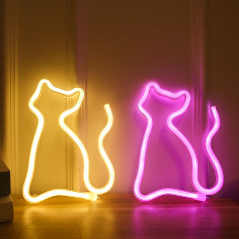 Cat Bedroom Neon Decor Night Lights-TI00489-Veeddydropshipping