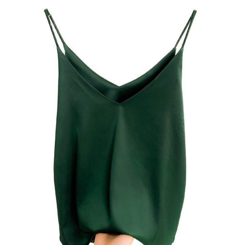Camisole Slim Vest Sexy Women Sleeveless V-Neck-Veeddydropshipping