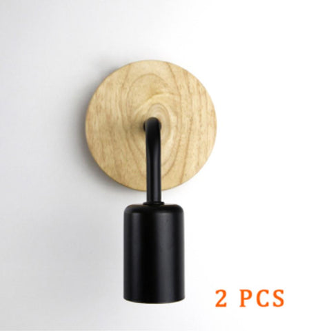 Wood Wall Lamp Sconce-TI00432-Veeddydropshipping