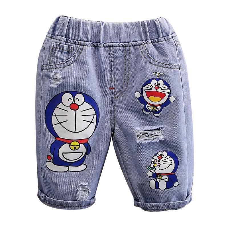 2022 summer children&#39;s Pants Dora A Jeans Baby Girl Clothes Kids Boy-TB01252-Veeddydropshipping