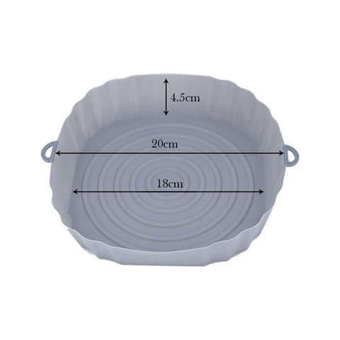 Silicone Air Fryers Oven Baking Tray Pizza-HA01166-Veeddydropshipping