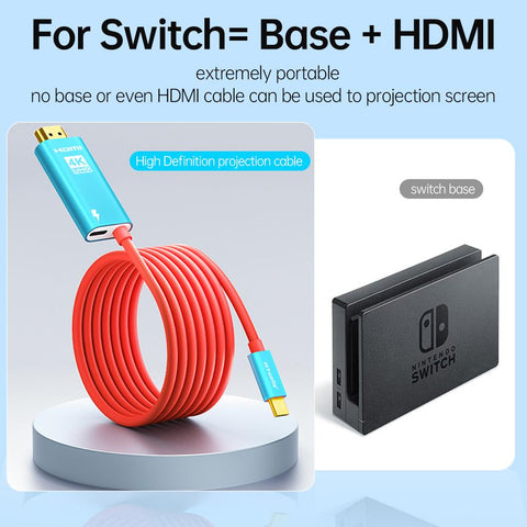 Type C to HDMI Cable 4K 30Hz USB C Male to HDMI Male Data Cable Wire -CE00455-Veeddydropshipping