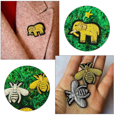Hollow line Sewing accessories patch embroidery badge mat-HA00039-Veeddydropshipping