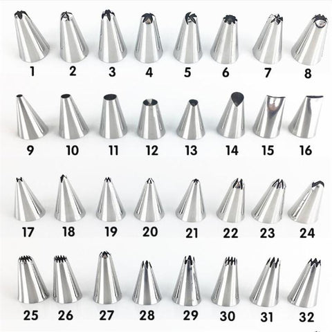 Silicone Pastry Bags Tips Piping Nozzle Cream-HA01202-Veeddydropshipping