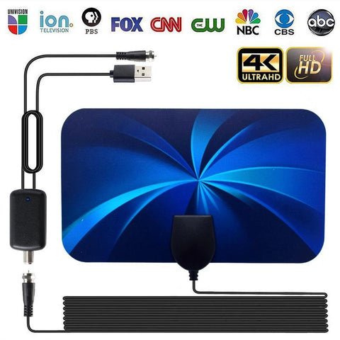 2022 new Indoor Digital HDTV Antenna 4K 1080P For DVB-T2 5000 Miles -CE00814-Veeddydropshipping