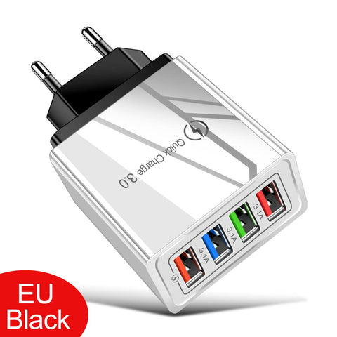 USB Charger Quick Charge 3.0 EU/US Plug For Phone Adapter for iPhone 14 Pro Max-PA00014-Veeddydropshipping
