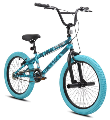 BMX Bike, Turquoise Blue Camouflage Bicycle Kids Bike Mountain Bike Boy -OS01233-Veeddydropshipping