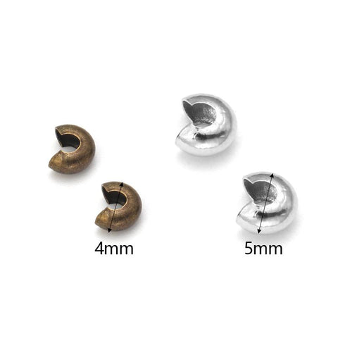 Open Crimp Beads Covers Crimp Beads Stopper Beads For DIY-JW01526-Veeddydropshipping