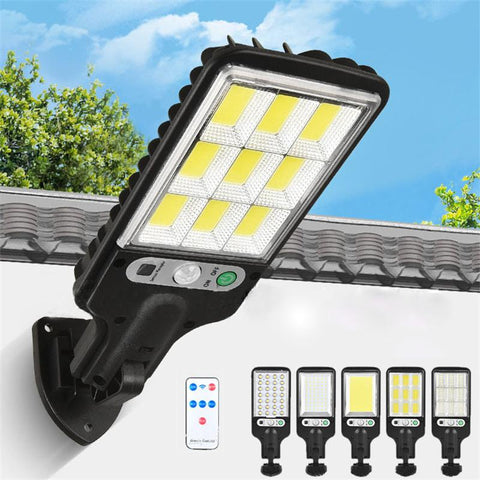 LED Solar Lamp Outdoor Waterproof Motion Sensor Wall Lamp with 3 Modes-TI00804-Veeddydropshipping