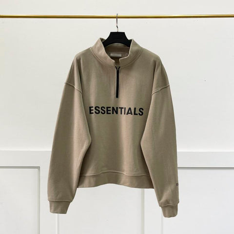 stand collar Sweatshirt Silica gel Print Logo  hoodie Loose-MF01102-Veeddydropshipping