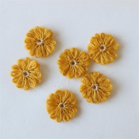 Knitting Flower Applique Patches DIY Craft-HA00049-Veeddydropshipping