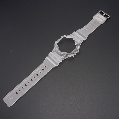 silicone bracelet for casio watch Wrist AQS810W AQS810 Frame Bezel -CE00557-Veeddydropshipping