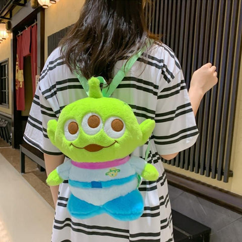 Disney Plush Backpack Toy Story 3 Anime Character Alien-TB00052-Veeddydropshipping