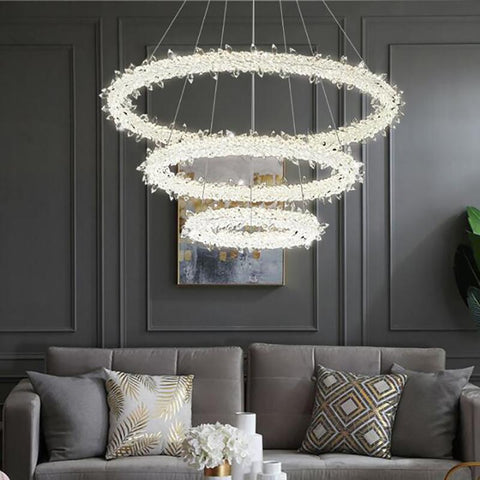 Luxury crystal led chandelier-TI00405-Veeddydropshipping