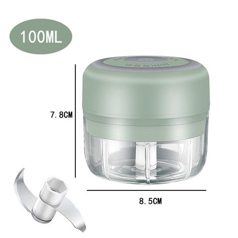 Mini Electric Garlic Chopper Mincer USB Charging Ginger-HA01944-Veeddydropshipping
