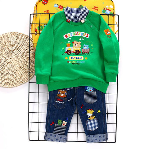 Boys Clothes Sweater Japanese Style Long-Sleeved-Veeddydropshipping