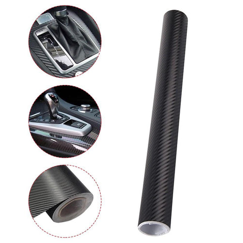 Black Carbon Fiber Vinyl Foil Film Wrapping-AM00789-Veeddydropshipping