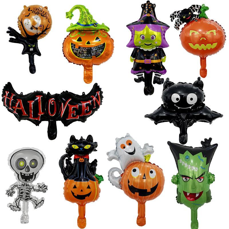 Mini Halloween Pumpkin Ghost Balloons Bat-HA01865-Veeddydropshipping