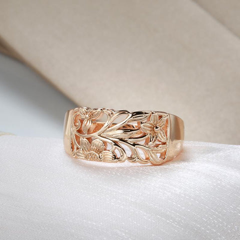 Rose Gold Women  Flower Elegant Ethnic Wedding Jewelry Sets -JW00387-Veeddydropshipping