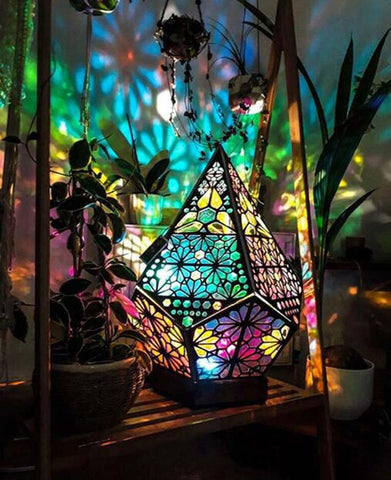 Bohemian Starry Sky Lights Projection Lamp-HA01866-Veeddydropshipping