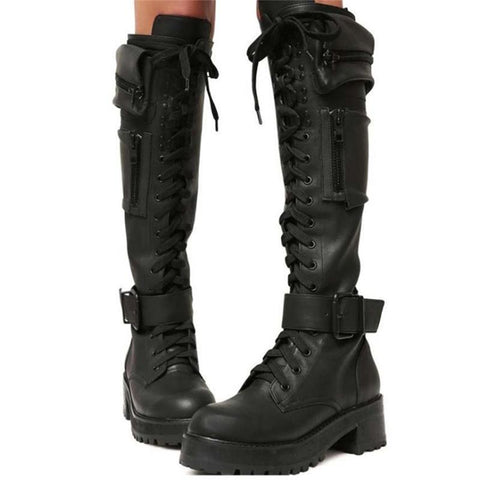 Waterproof Women Shoes Zipper Shoes Woman Plus Size-BS00984-Veeddydropshipping