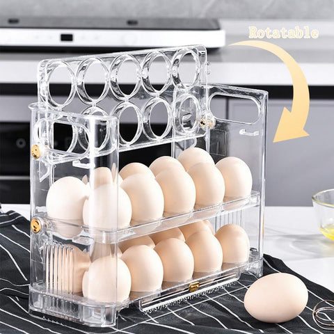 Egg Storage Box Refrigerator Organizer Food Containers-HA00795-Veeddydropshipping