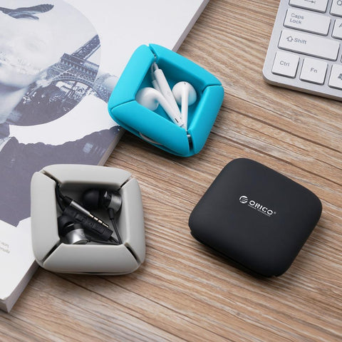 Winder Cable Organizer Silicone Flexible Management Clips Cable Holder For Headphone -CE00117-Veeddydropshipping